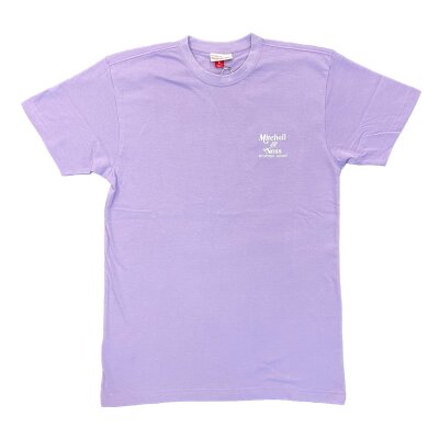 Mitchell & Ness Branded T-Shirt Oversized Heavy Weight purple