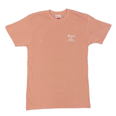 Mitchell & Ness Branded T-Shirt Oversized Heavy Weight pink