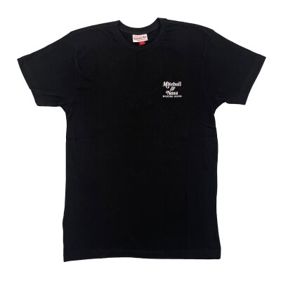 Mitchell & Ness Branded T-Shirt Oversized Heavy Weight black