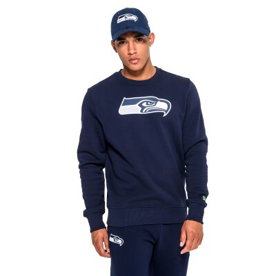 New Era Herren Sweater Team Logo Seattle Seahawks navy 3XL