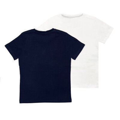 & white Champion Crew-Neck navy T-Shirt Kids 2Pack