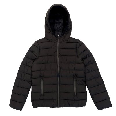 Champion Damen Hooded Polyfilled Jacket black XL