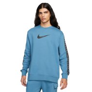 Nike Herren Fleece Sweater rift blue/black