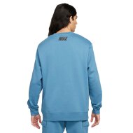 Nike Herren Fleece Sweater rift blue/black