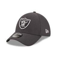 New Era 39THIRTY Las Vegas Raiders NFL Hex Tech Cap grey