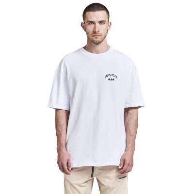 Pegador Herren Overcard Oversized T-Shirt white XL