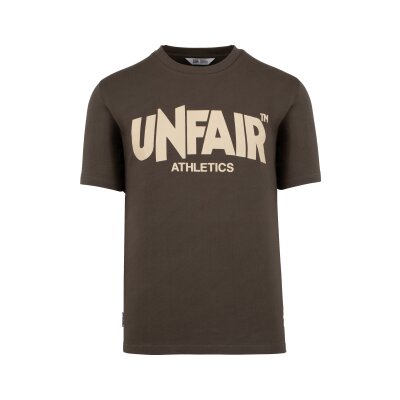 Unfair Athletics Herren Classic Label T-Shirt olive M