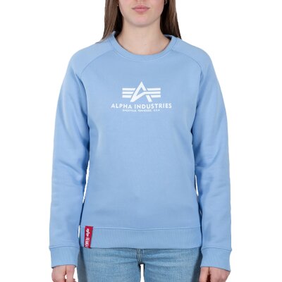 Alpha Industries Damen New Basic Sweater Wmn light blue XL