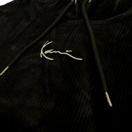 Karl Kani Damen Hoodie Small Signature Corduroy Oversized black XS