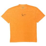 Karl Kani T-Shirt Small Signature Washed light orange