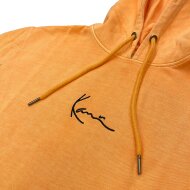 Karl Kani Hoodie Small Signature Washed light orange