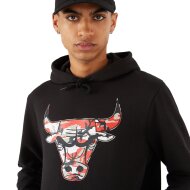 New Era Herren Hoodie Chicago Bulls Camo Logo black