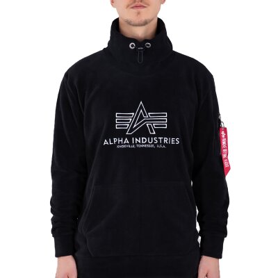 Alpha Industries Herren Sweater Turtle-Neck Polar Fleece black