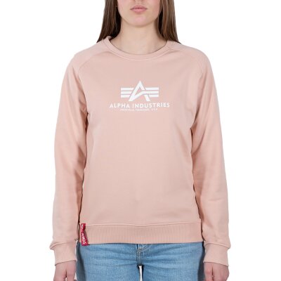 Alpha Industries Damen Sweater New Basic Wmn pale peach L