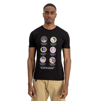 Alpha Industries Herren T-Shirt Apollo Mission black, 39,00 €