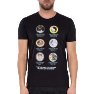 Alpha Industries Herren T-Shirt Apollo Mission black