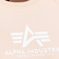 Alpha Industries Damen Basic Boxy Sweater Wmn pale peach