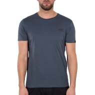 Alpha Industries Herren T-Shirt Backprint greyblack/black XS