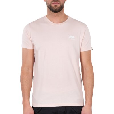 Alpha Industries Herren T-Shirt Backprint pale peach XL