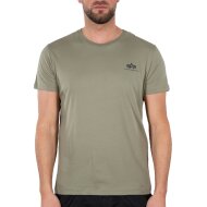Alpha Industries Herren T-Shirt Backprint olive/black