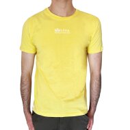 Alpha Industries Herren T-Shirt Organics EMB organic yellow