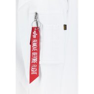 Alpha Industries Damen Sweater Long OS Wmn white