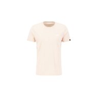 Alpha Industries Herren T-Shirt Basic Small Logo pale peach