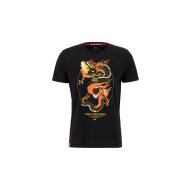 Alpha Industries Herren T-Shirt Heritage Dragon black