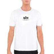 Alpha Industries Herren Basic T-Shirt ML white