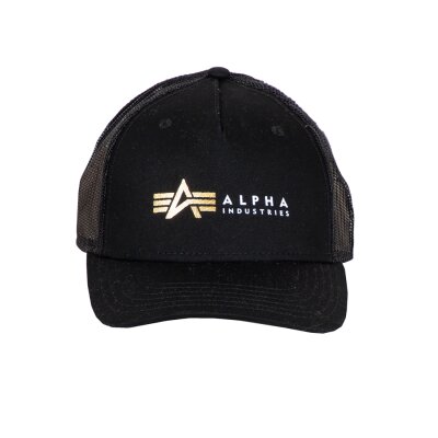 Alpha Industries Alpha Label Trucker Cap Foil Print black