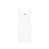 Alpha Industries Damen Kleid Basic Dress Small Logo white