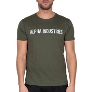 Alpha Industries Herren T-Shirt RBF Moto dark olive S