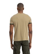 Alpha Industries Herren T-Shirt Roll-Up Sleeve wdl camo 65 S