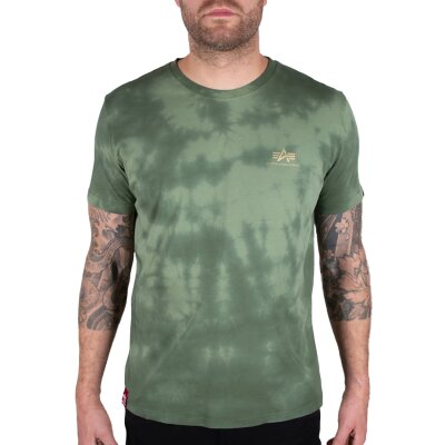 Herren Batik 39,90 Basic Alpha olive, € Industries dark SL T-Shirt