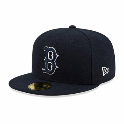 New Era 59FIFTY Cap MLB Boston Red Sox Melton navy