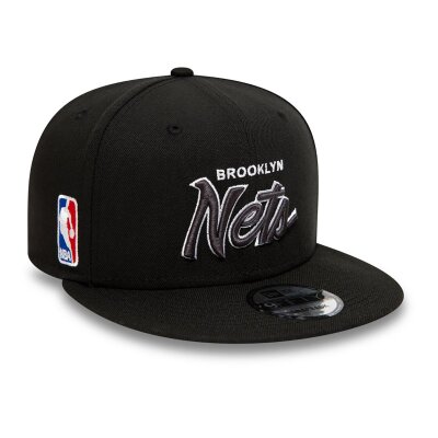 New Era 9FIFTY Snapback NBA Script Up Brooklyn Nets black