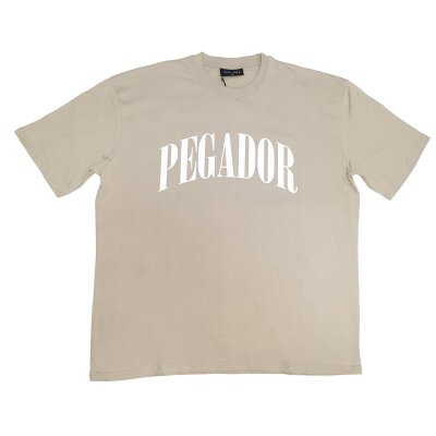 Pegador Herren Cali Oversized T-Shirt silver grey XL
