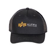 Alpha Industries Alpha Label Trucker Cap black