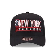 New Era 9FORTY Trucker Cap Wordmark Graphic New York Yankees navy