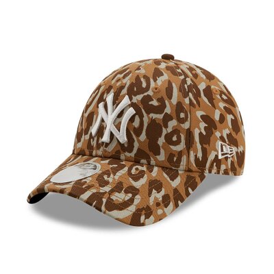 New Era 9FORTY Wmn Cap All Over Print New York Yankees wheat