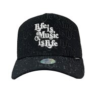 DJINNS Trucker Cap HFT IOI Music is Life black