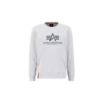 Alpha Industries Herren Sweater Basic Logo pastel grey