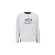 Alpha Industries Herren Sweater Basic Logo pastel grey