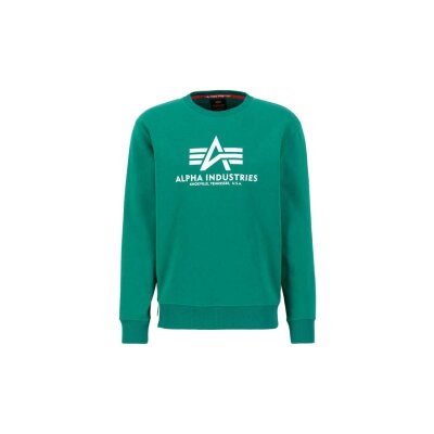 Alpha Industries Herren Sweater Basic Logo jungle green