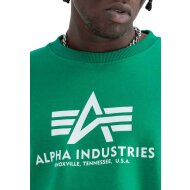 Alpha Industries Herren Sweater Basic Logo jungle green