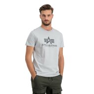 Alpha Industries Herren T-Shirt Basic Logo pastel grey