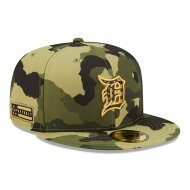 New Era 59FIFTY Cap Detroit Tigers MLB22 green camo