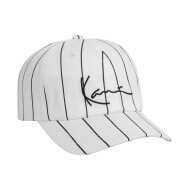 Karl Kani Cap Signature Pinstripe white/black