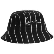 Karl Kani Signature Prinstripe Bucket Hat black/white