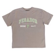 Pegador Damen T-Shirt Oversized Sarasota washed dove grey